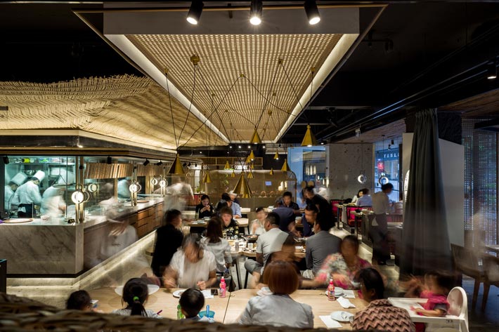 500平米川菜餐馆设计装修方案